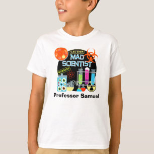 Tokig forskare skräddarsy T-tröja Tee Shirt