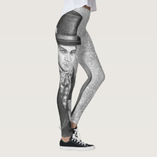 Tokig Hatter All över damasker Alice i underland Leggings
