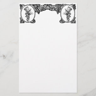Tokig Hattervintageram Brevpapper