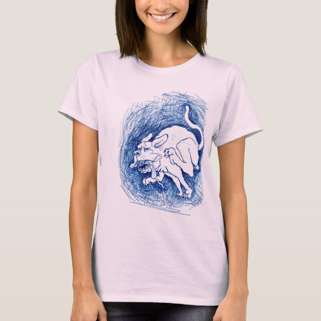 Tokig hund tee (Framsida)