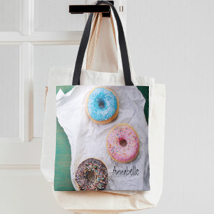 Tokig i Donuts Personlig Tygkasse