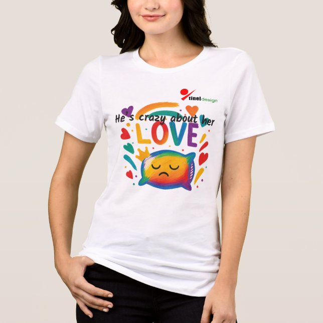 Tokig i henne t shirt (Framsida)