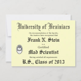 Tokig inbjudan för forskarediplomskämt