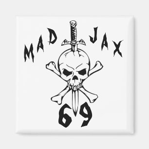 Tokig Jax 69 skalle Magnet