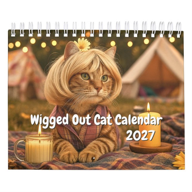 Tokig katt kalender (Omslag)