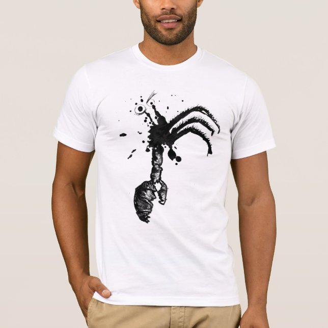 Tokig krabba tee shirt (Framsida)
