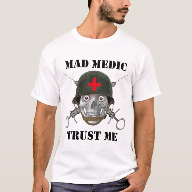 Tokig läkare t-shirt (Framsida)