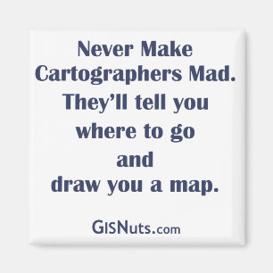 Tokig magnet för Cartographers