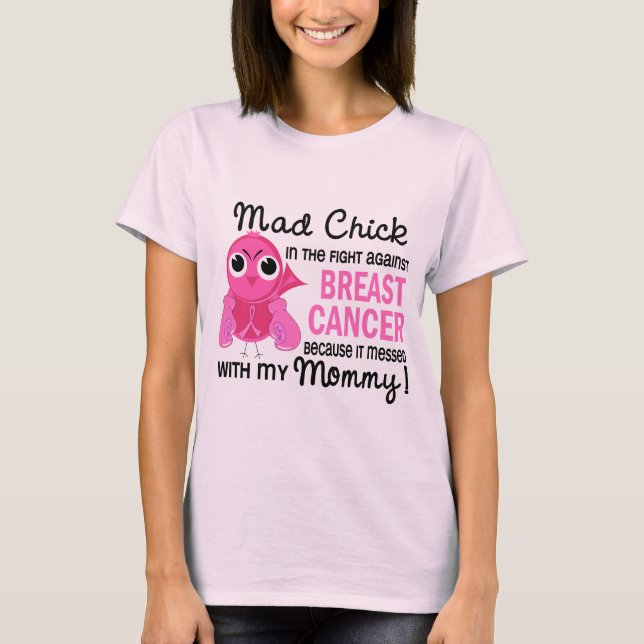 Tokig mammabröstcancer för chick 2 tröja (Framsida)