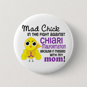 Tokig mammaChiari för chick 2 Malformation Knapp