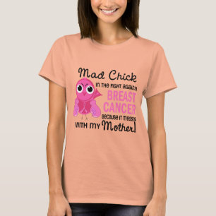 Tokig morbröstcancer för chick 2 t shirt