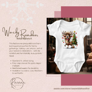 Tokig Renhjort Baby Bodysuit T Shirt