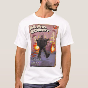 Tokig robotträmassa täcker T-tröja T Shirt
