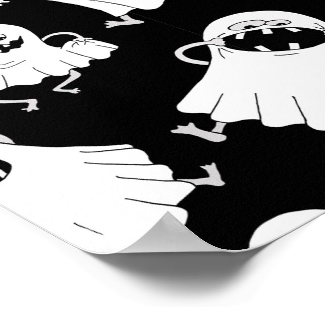 Tokig spökeposter poster (Hörn)