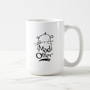 Tokig utterlogotyp kaffemugg