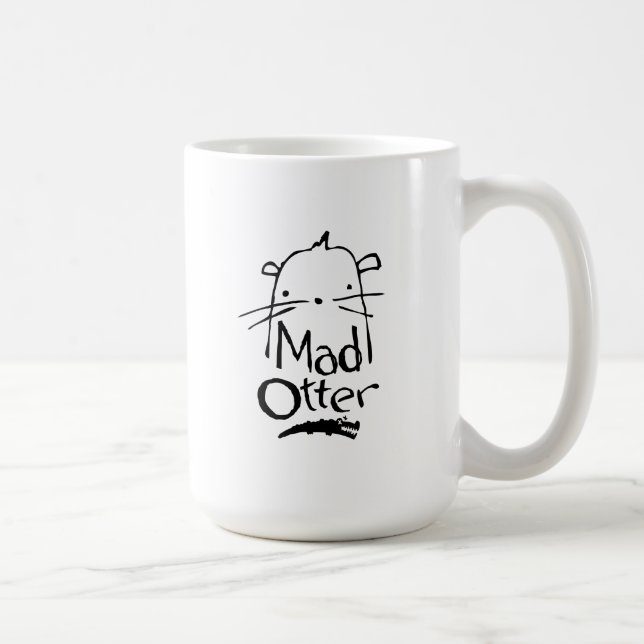 Tokig utterlogotyp kaffemugg (Höger)