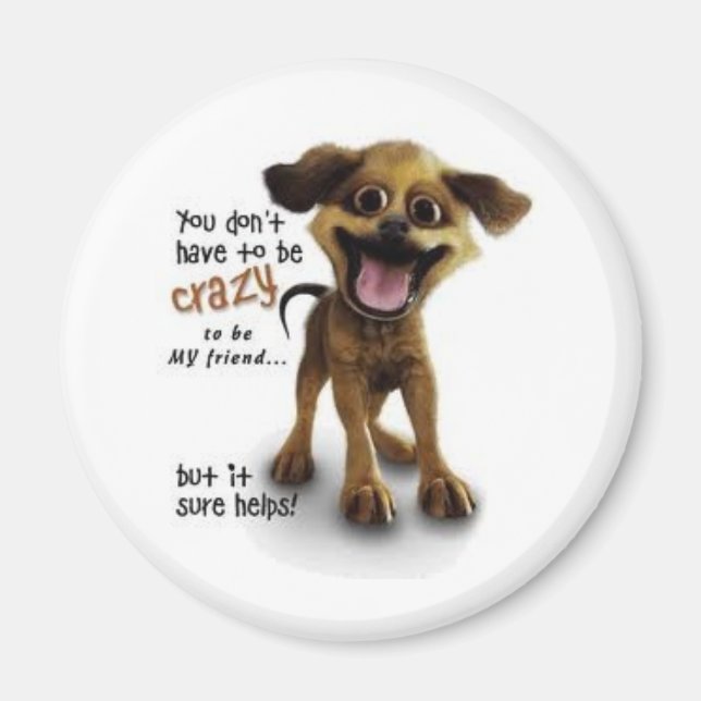 tokig valp magnet (Framsidan)