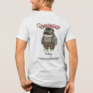 Tokig Vintage Paddkänga T-Shirt Rolig Gatmode Tee