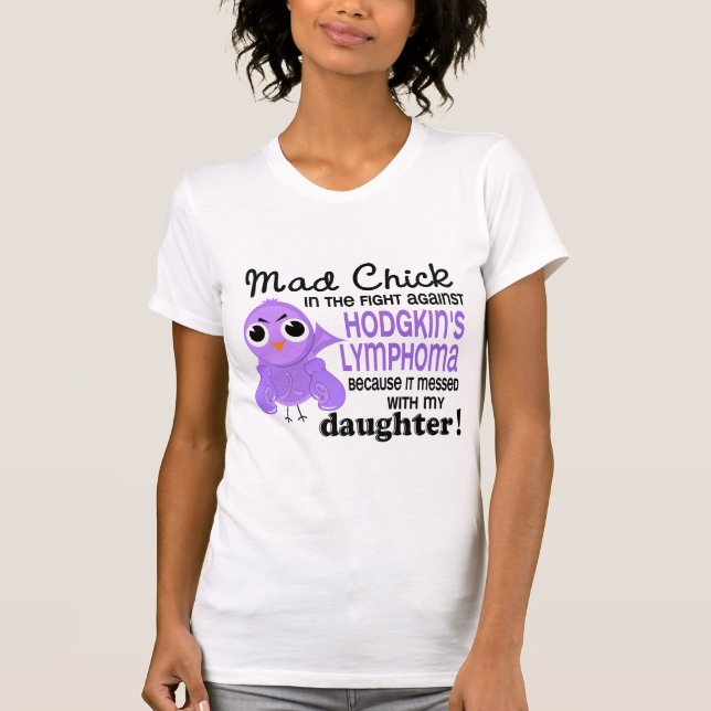 Tokiga dotterHodgkins för chick 2 Tee Shirt (Framsida)