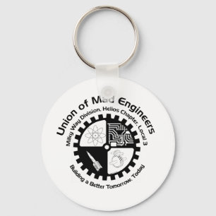Tokiga ingenjörer Keychain Nyckelring