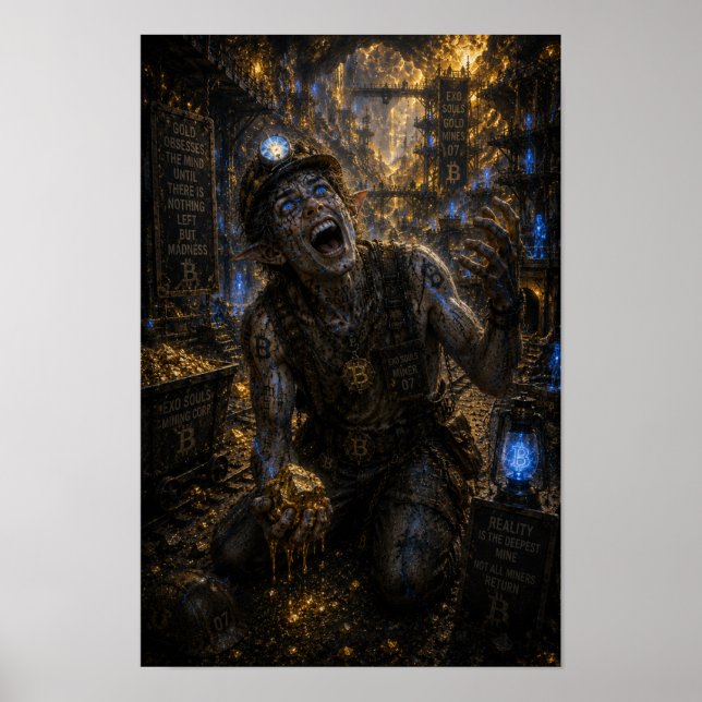 Tokighet / Gruvarbetare / Guldgruvor Poster (Framsidan)