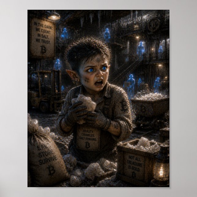 Tokighet / Lagerarbetare / Saltsalteare Poster (Framsidan)
