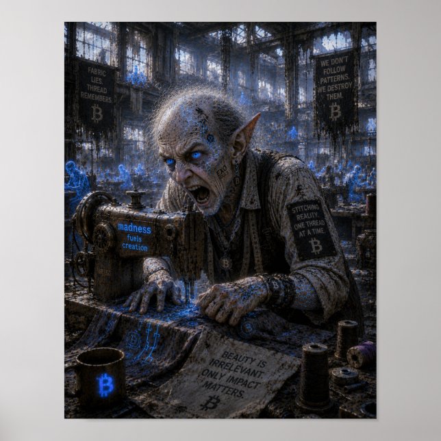 Tokighet / Sömmerska / Konfektionsfabrik Poster (Framsidan)