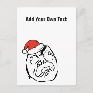 Tokigt beställnings- REDIGERBART för Jul Le Me Helg Vykort
