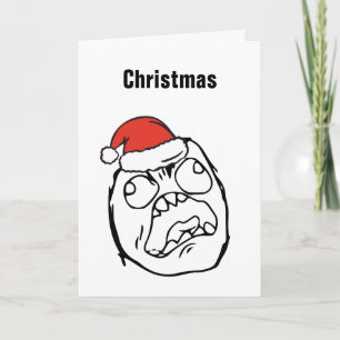 Tokigt beställnings- REDIGERBART för Jul Le Me Helgkort