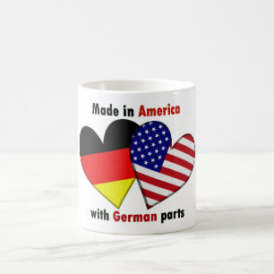 tokigt i Amerika med tyska delar Kaffemugg