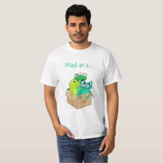 "Tokigt som en boxas av groda slogant-skjortan T-shirt