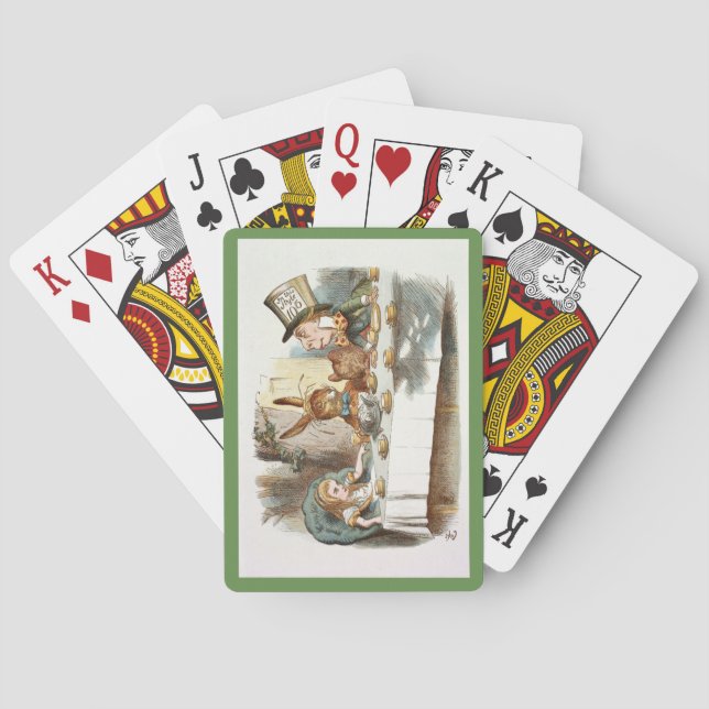 Tokigt Teaparty Spelkort (Baksidan)