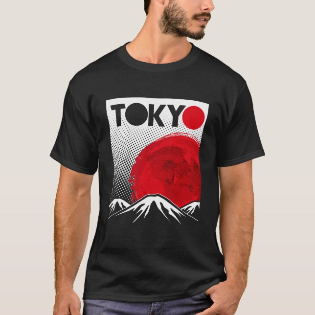 Tokio Hauptstadt T Shirt (Framsida)