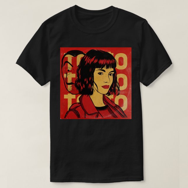 Tokio La Casa de Papel T Shirt (Design framsida)
