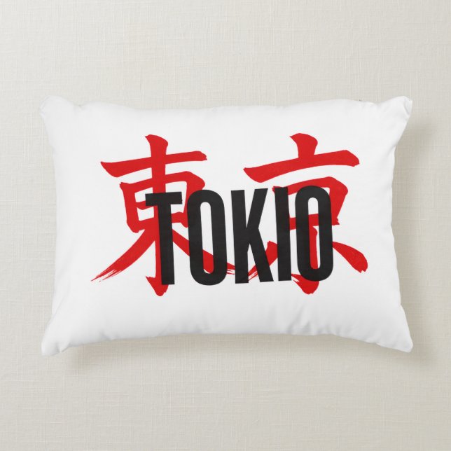 Tokio samuraj prydnadskudde (Framsidan)