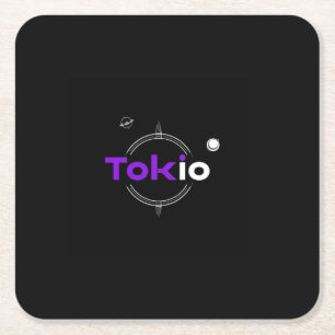 Tokio samuraj underlägg papper kvadrat