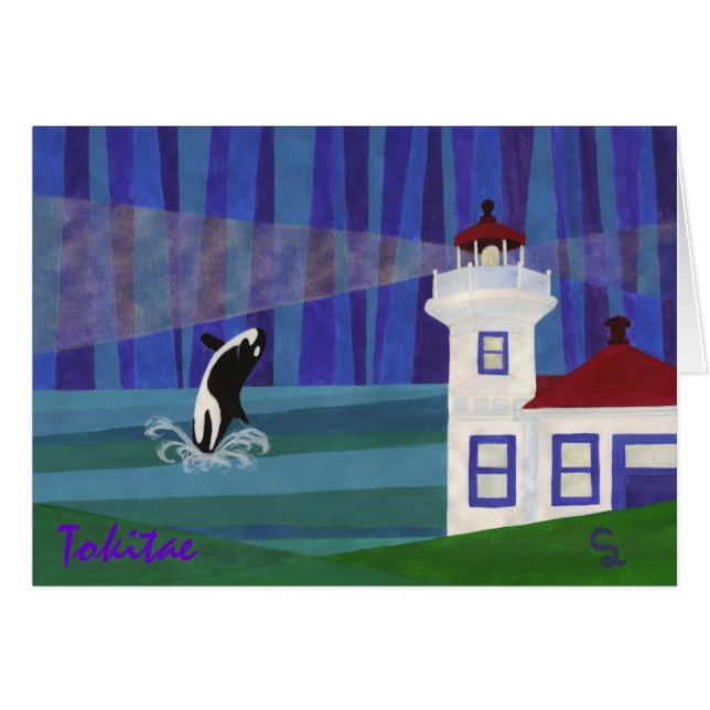 Tokitaes hemkomst hälsningskort (Framsidan Horizontal)