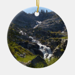Tokopah Falls I vid Sequoia National Park Julgransprydnad Keramik