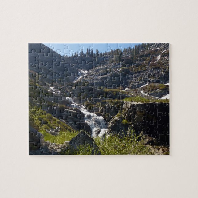 Tokopah Falls I vid Sequoia National Park Pussel (Horisontell)