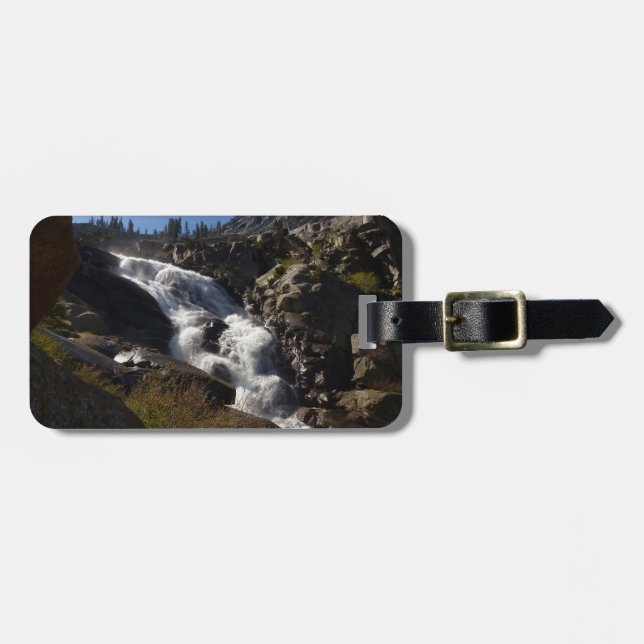 Tokopah Falls II i Sequoias nationalpark Bagagebricka (Horisontell Framsida)