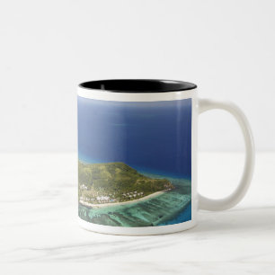 Tokoriki Island, Mamanucaöarna, Fiji Två-Tonad Mugg