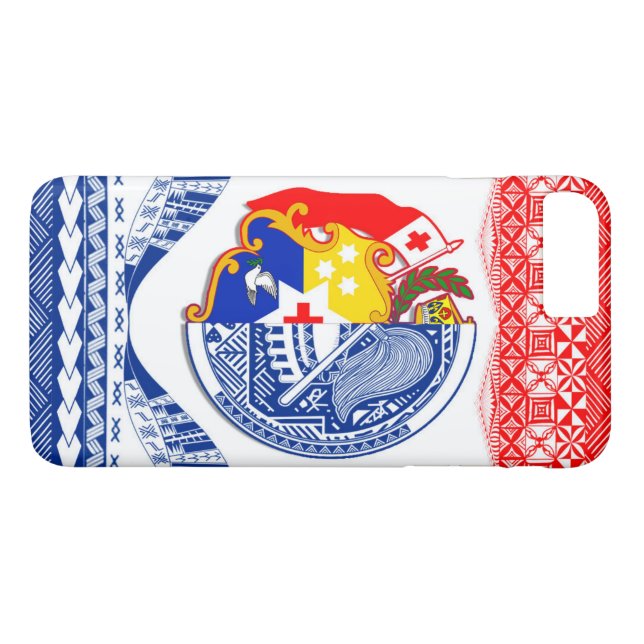 Tokouso Polynesiandesigner Case-Mate iPhone Skal (Baksida (horisontal))