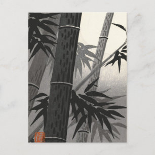 Tokuriki Bamboo och Sol japanese bra art Vykort