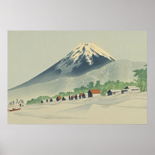 Tokuriki Tomikichiro 36 Synpunkter från Fuji Art J Poster