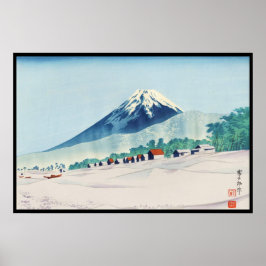 Tokuriki Tomikichiro 36 Views of Fuji art japan Poster