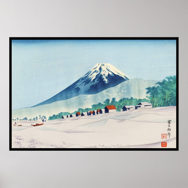 Tokuriki Tomikichiro 36 Views of Fuji art japan Poster (Framsidan)