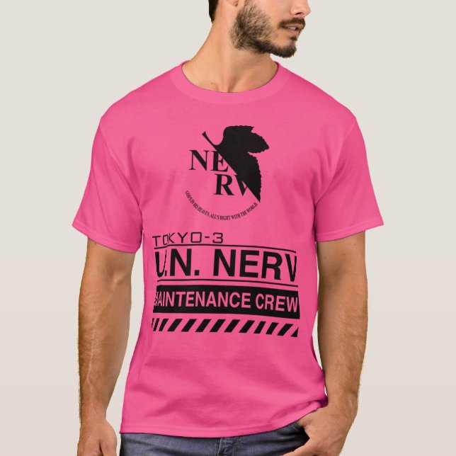 Tokyo-3 Nerv T Shirt (Framsida)