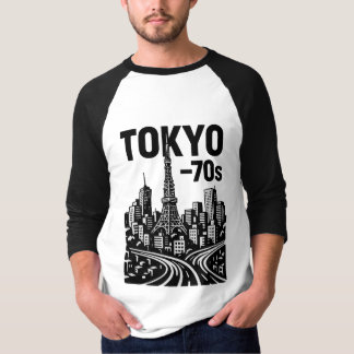 Tokyo—70 s Retro Art T-Shirt | Vintage Japan...