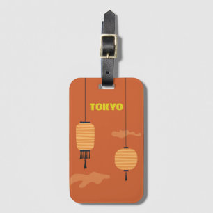 Tokyo Acrylic Luggage Tag Bagagebricka
