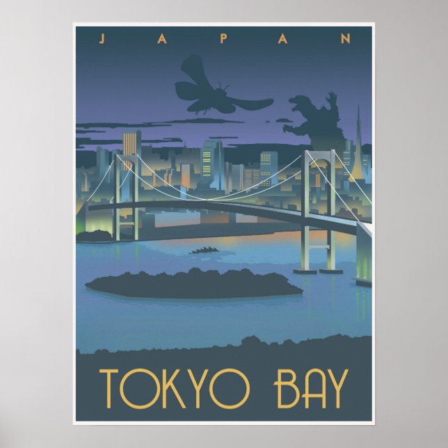 Tokyo Bay på natten Poster (Framsidan)